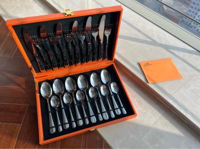 cheap quality Hermes Cutlery set for 6 persons